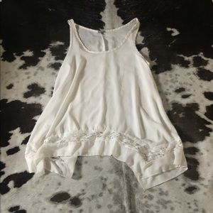 Charlotte Russe Small White Tank
